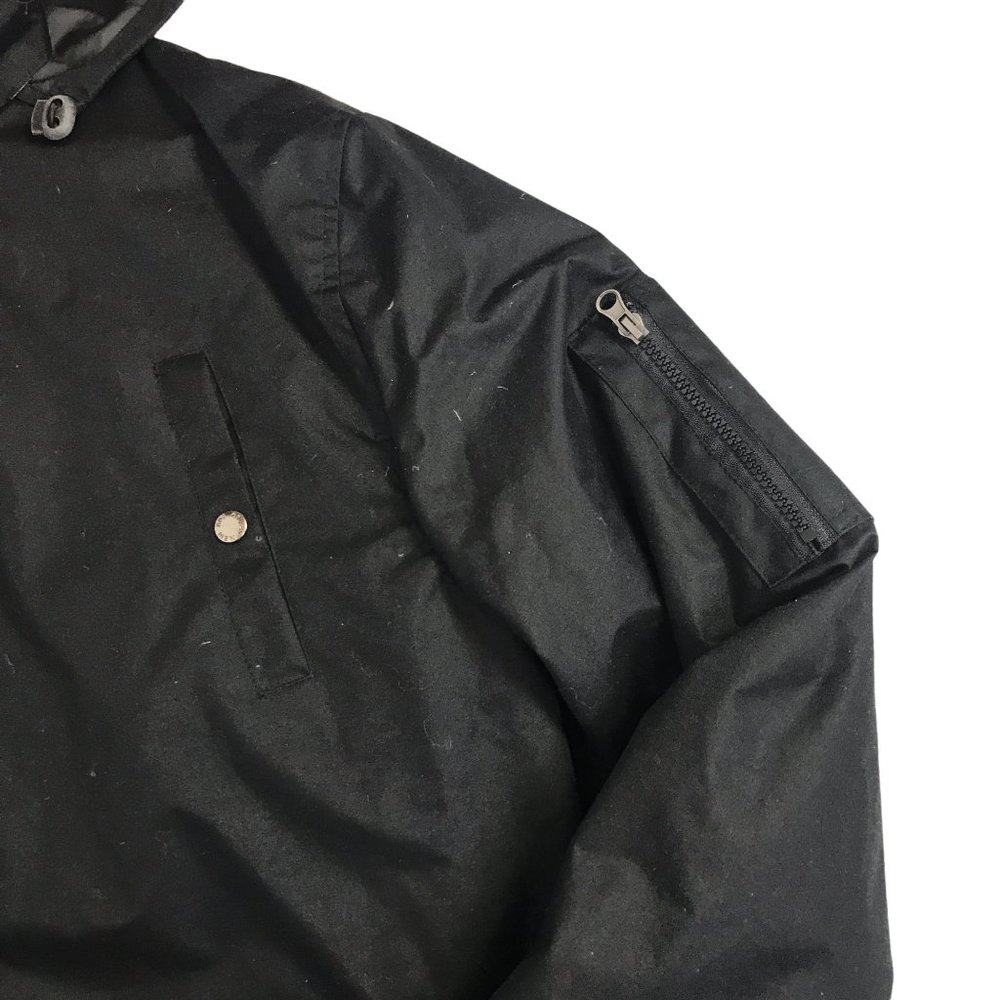 Atlas For Men Black Jacket Coat Sz Large Removable Hood Pockets Hockey Champions - Picture 4 of 12